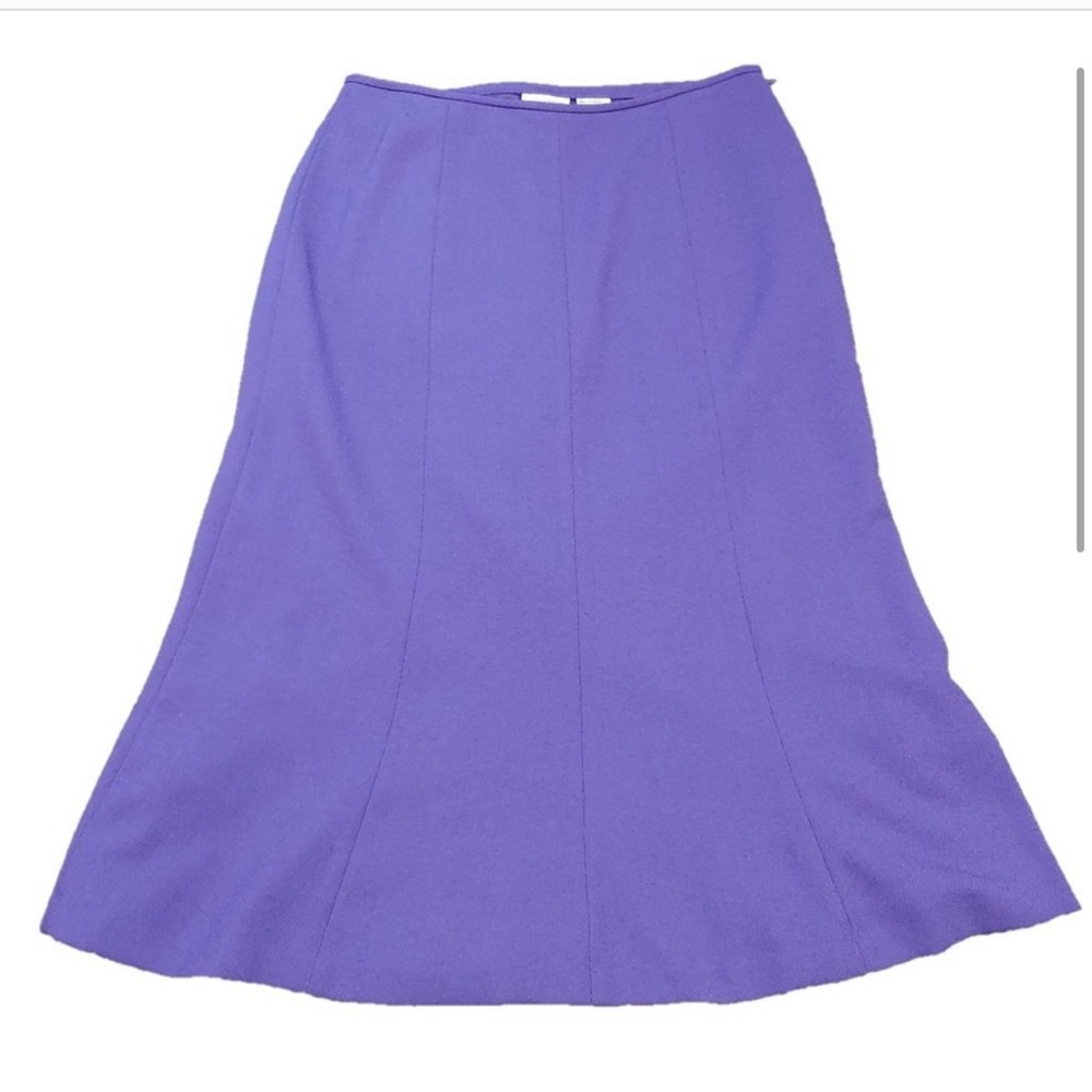 Vintage Sag Harbor Suit Long Purple Skirt Size 14